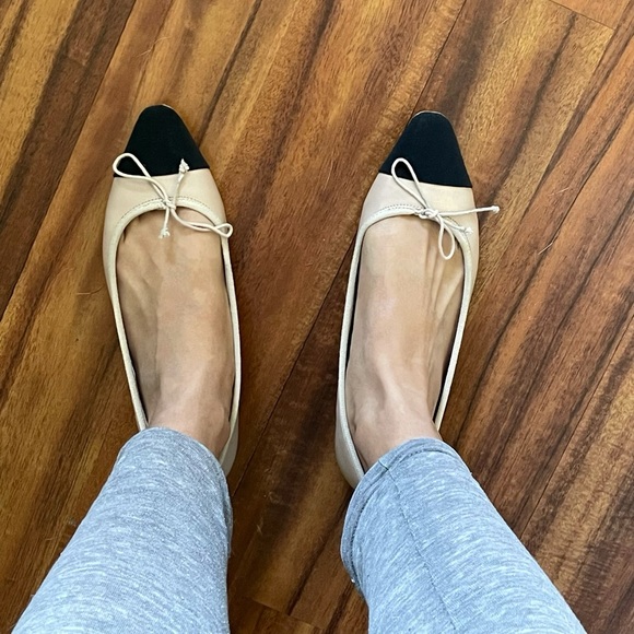 Zara basic leather pink and black with bow tie - Picture 6 of 10